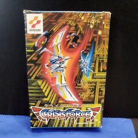 Crisis Force W/Box Manual Famicom FC NES Rare Retro Good Used Game NTSC-J JP