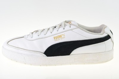 Puma Oslo-City Leder weiß/schwarz 374976-02 Herren Sneaker Gr. UK 10