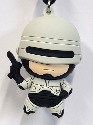 3D Foam Figural Key Chain Blind Bag Clip MGM Movie Film Sci-Fi Stories Robocop