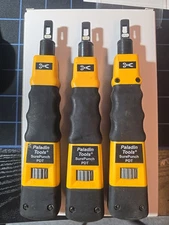 3x PALADIN TOOLS SUREPUNCH PDT 3579 with 110 & 66 Blades