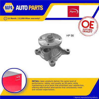 Water Pump fits KIA CARENS Mk3, Mk4 1.6 2010 on Coolant 2510003041 251002B700