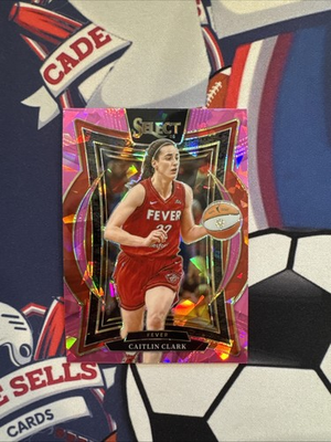 #ad #ad Caitlin Clark 2025 Panini Select WNBA Concourse Pink Cracked Ice $14.99