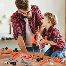 Kids Tool Set   Zealous 48 pcs Toddler Tool Set with Tool Box  Electronic To...