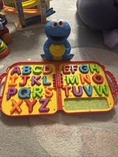 Sesame Street Elmo On The Go ABC Alphabet Letters in Carrying Case Complete