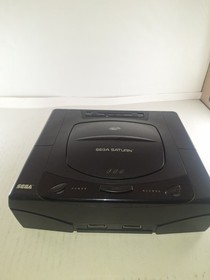 Sega Saturn MK-80000 Video Game Console Bundle with 2 Controllers Black Model 2