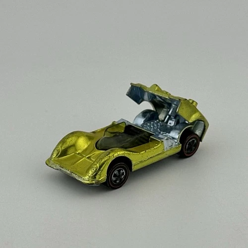 Vintage 1968 Hot Wheels Redline Chaparral 2G Antifreeze Mattel Toy Car USA