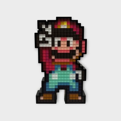 PDP Pixel Pals Super Mario World Mario #020 Light Up Figure 2017 PDP Nintendo