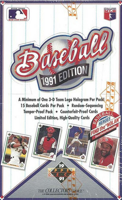 1991 Upper Deck Baseball Cards (#'s 1 - 200) You Pick - Complete Your Set
