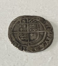 Elizabeth I Silver Hammered Coin Three Pence