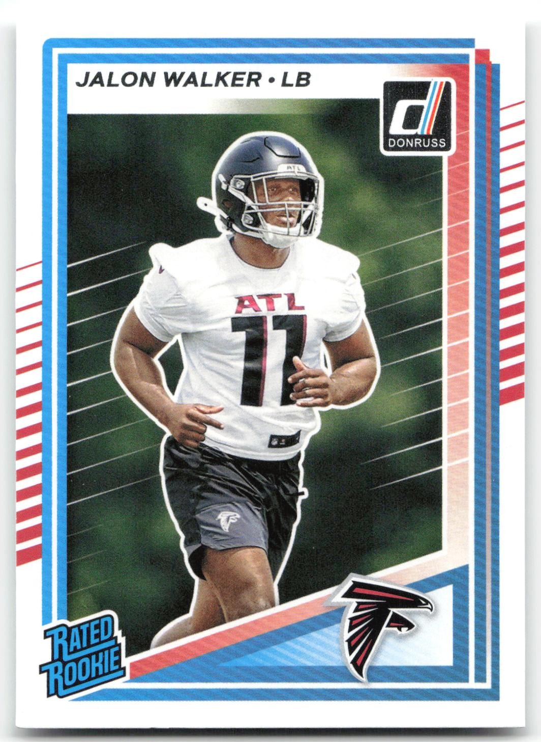 Jalon Walker RC 2025 Donruss Atlanta Falcons