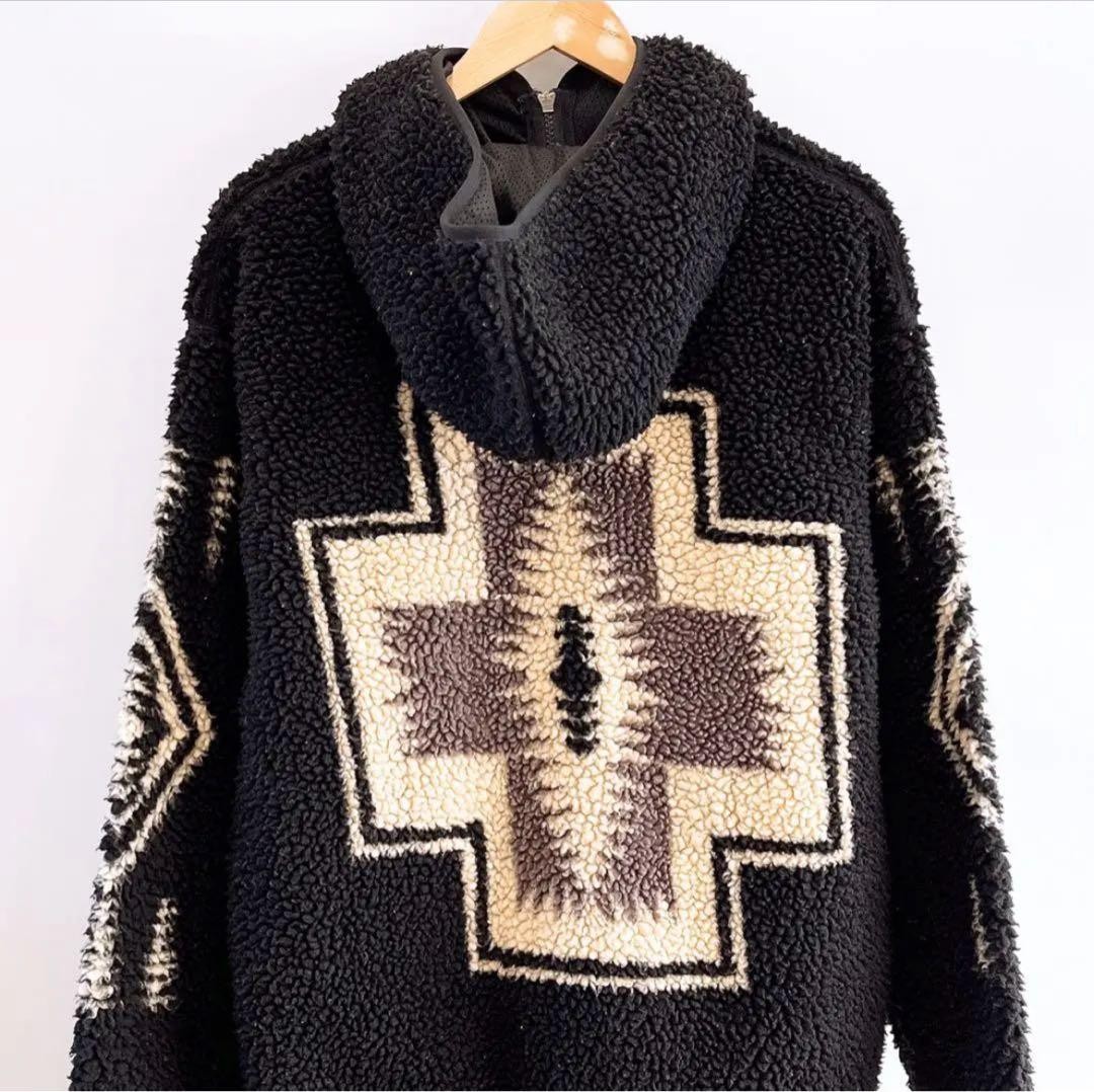 Pendleton Native Pattern Boa Fleece Jacket, size … - image 1