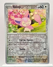 The Pokemon Company Pokemon TCG Temporal Forces Skitty 130/162 Cmn Rev Holo Eng