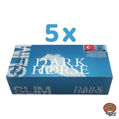 Dark Horse Slim Full Flavour White Tipping Filterhülsen (5x 200 Stück)