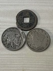 1903 Liberty Nickel, 1935 Buffalo Nickel &Ancient Old China Coin  Lot Of 3 Coin