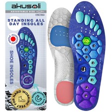 Insoles for Woman, Magnetic Shoe Insert, High Arch Inserts for Flat Feet, Wor...