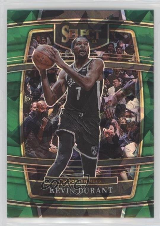 2021-22 Panini Select Concourse Green Ice Prizm Kevin Durant #50 0nw5
