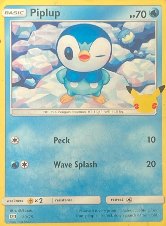 McDonald's Collection 2021 Piplup