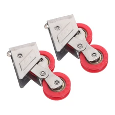  2pcs Sliding Roller Pulley For Patio Doors & Windows - Double Roller Caster