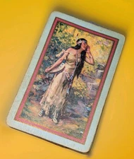 Antique 1926 Congress Minnehaha Indian Maiden Playing Card Full Deck