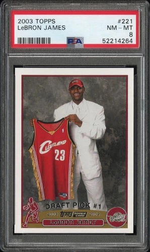 2003-04 Topps - Draft Pick LeBron James #221 (RC)