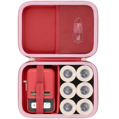 Label Printer Case Fits NIIMBOT B21 B21 Pro B1 2 Inch Paper Red