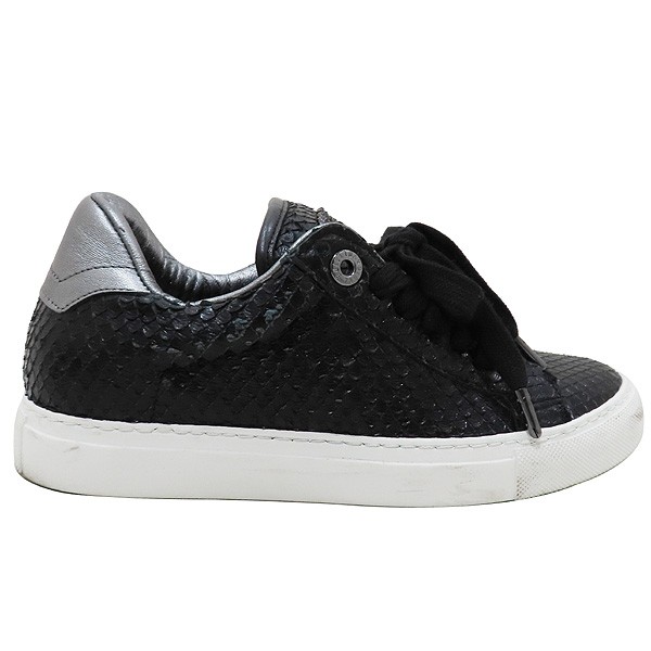 Zadig & Voltaire Women’s Python Pattern Sneakers … - image 1
