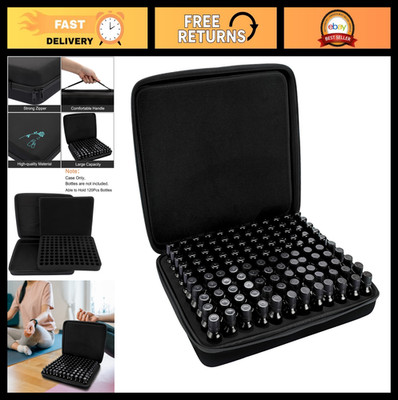 Essential Oil Storage Case - 120 Bottle Hard Shell Organizer Bag with Foam Inser