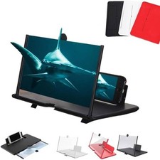 HD Phone Screen Amplifier 12/10 Inch Drawer Design Full-Screen Video Magnifier