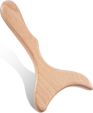 Lymphatic Drainage Massager, Natural Wood Therapy Massage Tools One-Handed Gu...