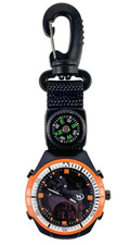 Compass Watch Outdoor Pocket Watch Digital Clock Carabiner EDC Hiking Camping