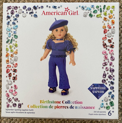 American Girl September Sparkling Sapphire Outfit Set Birthstone Collection