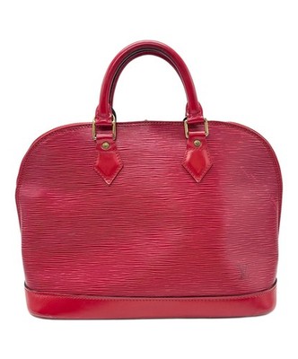 Louis Vuitton Epi Alma M52147 Handtasche Castilian Red Vintage Tote Bag Gebra...