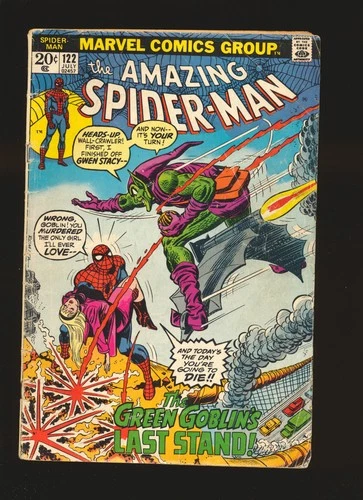 Amazing Spider-Man # 122 - Death of Green Goblin Good Cond