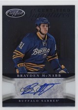2012-13 Certified Certified Signatures Brayden McNabb #CS-MCN Auto i1x