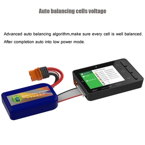 ISDT BattGo BG 8S Battery Meter LCD Display Digital Battery Capacity Checker Bat - Picture 5 of 9