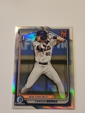 2024 Bowman Draft - Chrome Carson Benge #BDC-28 Refractor (RC)