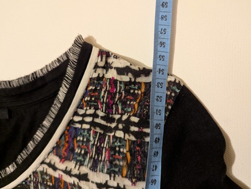 Riani Ladies Size 8 Black Long Sleeve Button Up Top - Picture 6 of 13