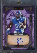 2022 Wild Card 5 Card Draw - Classic Gold Foil Purple #5CDCL-45 Snoop Conner #/4