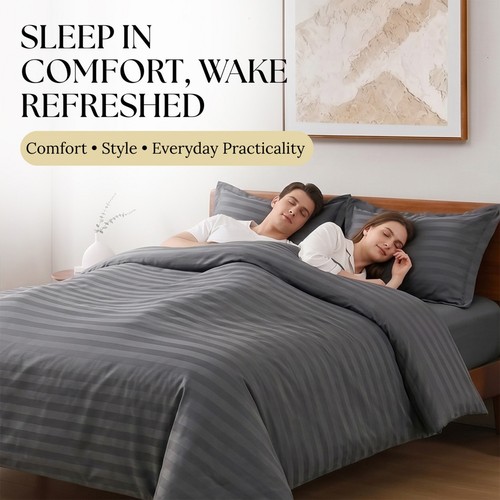 3 Pcs Soft Hotel Style Bedding Set - Lightweight & Breathable with 2 Pillowcases - Picture 29 of 29