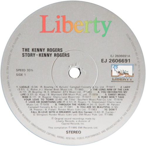 Kenny Rogers - Story - gebrauchte Vinyl Schallplatte - O1362z - Bild 3 von 4