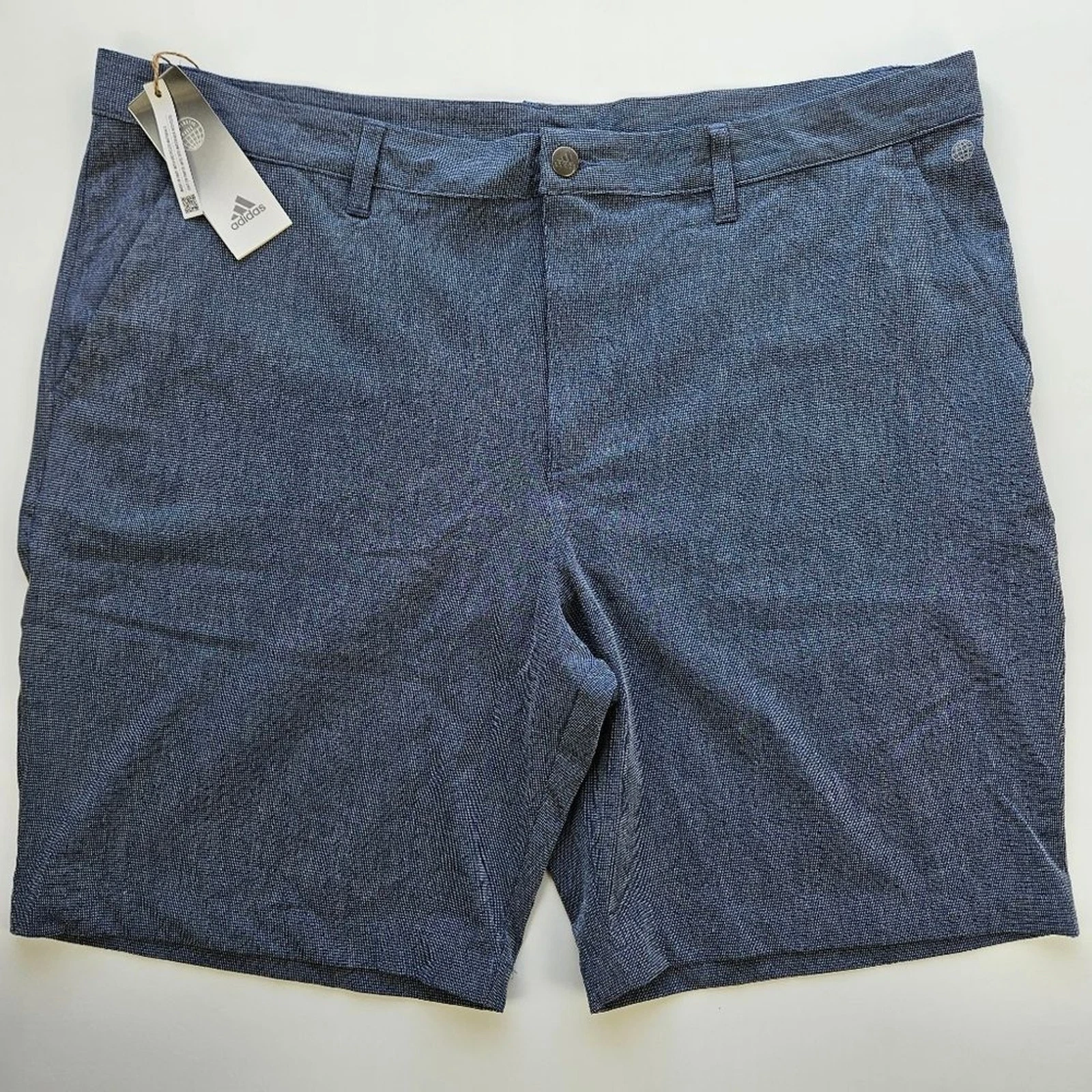 adidas NWT Men's Blue Performance Stretch Shorts Waist 40