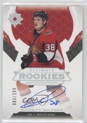 2019 Ultimate Collection Rookies 83/299 Rudolfs Balcers #132 Rookie Auto RC 0jd0