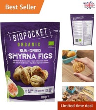 Delicious Organic Dried Smyrna Figs, 1000g - High in Fiber and Antioxidants