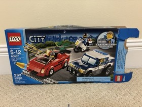 LEGO City 60007 HIGH SPEED CHASE 100% Complete w/ Minifigures & Box, No Manuals