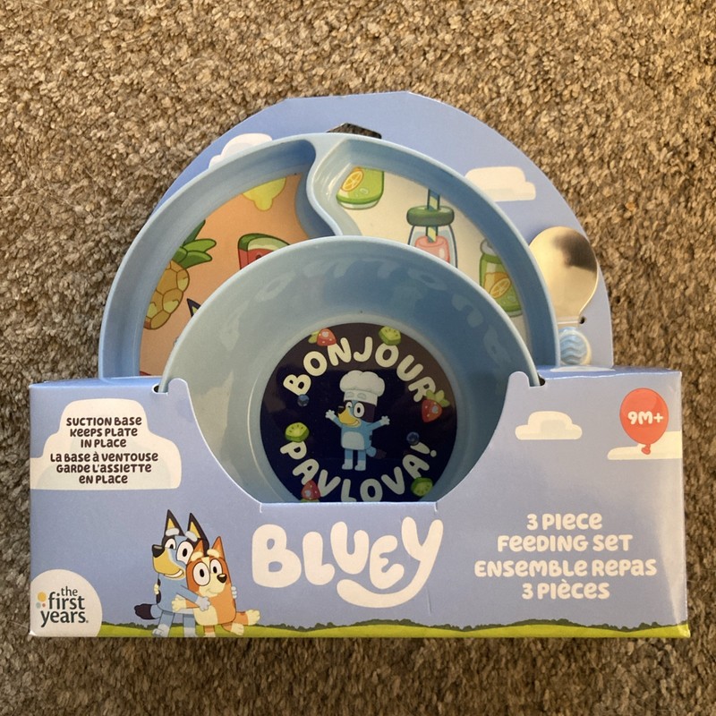 Bluey 3 Piece Feeding Set 9 Month+