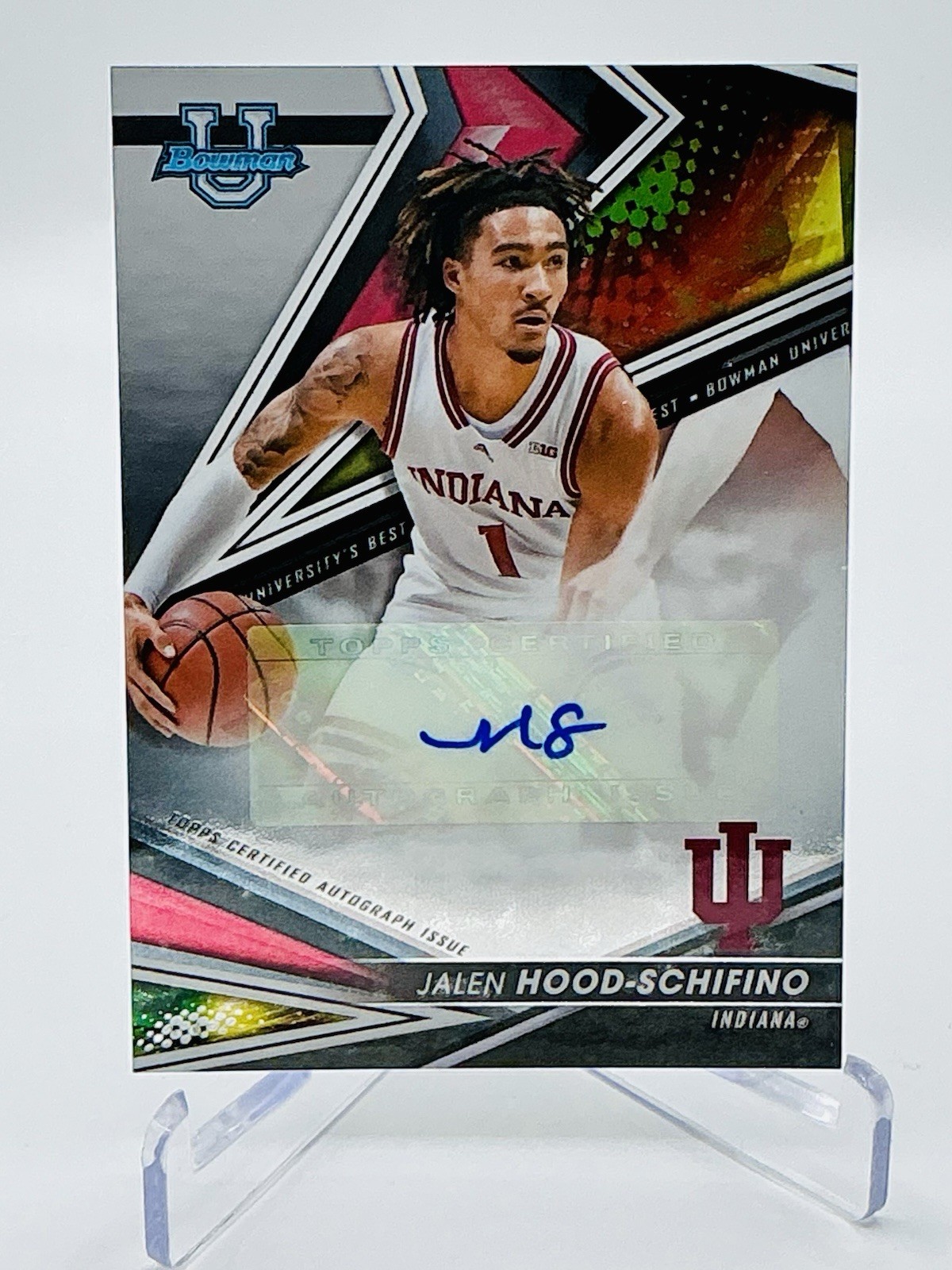 2022-23 Bowman U Best - #BOA-JHS Jalen Hood-Schifino Rookie Refractor Auto🪣