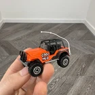 Vintage 1983 Matchbox Jeep 4x4 Diecast Model Car  Cool Mud Orange/Red