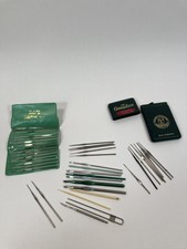 Vintage Leewards Set of 16 Crochet Hooks Made In Japan Missing 2  0/Extras