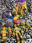 TMNT Vintage Ninja Turtles Mikey Collection Orange Lot Troll Figures Misc