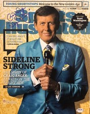 Craig Sager Signed Autographed 11x14 Photo Sports Illustrated Cover Psa/Dna